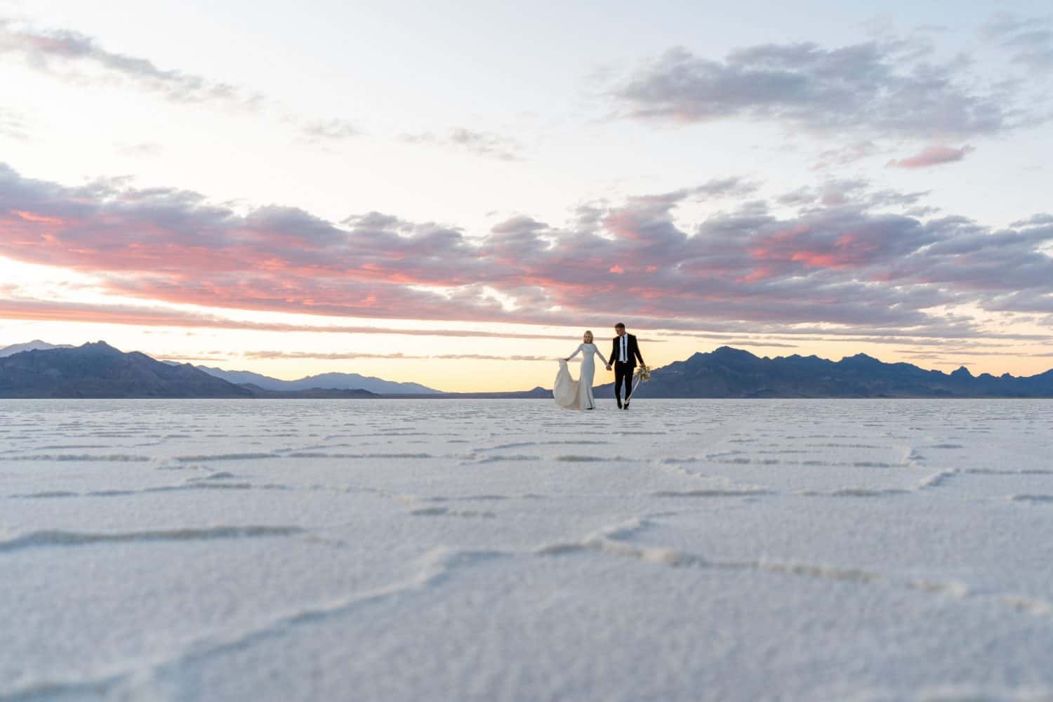 Elopement Inspiration at the Bonneville Salt Flats | Forever to the Moon