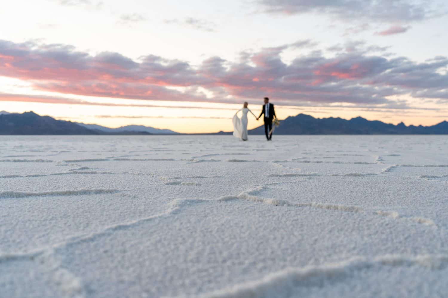 Elopement Inspiration At The Bonneville Salt Flats | Forever To The Moon