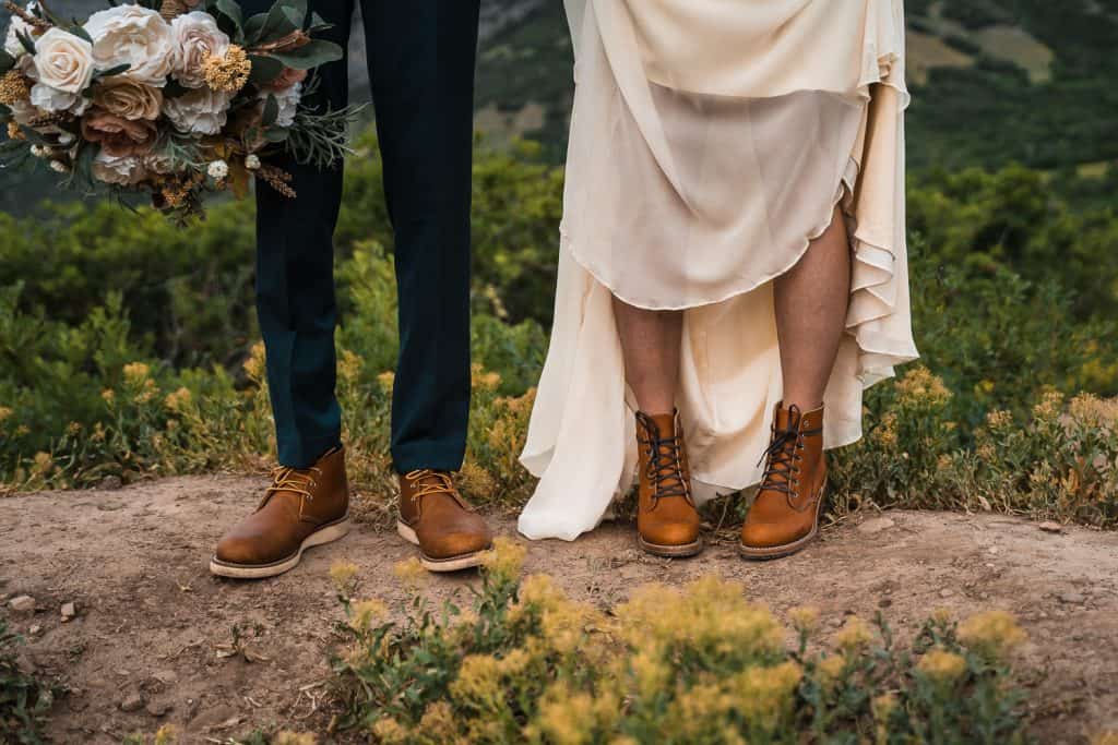 shot of couples shoes 