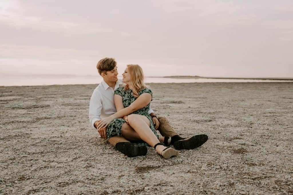 antelope-island-adventure-couples-engagement-utah-forever-to-the-moon