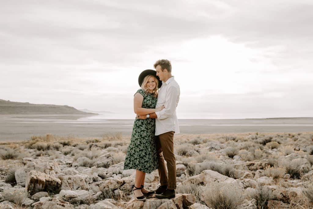 antelope-island-adventure-couples-engagement-utah-forever-to-the-moon