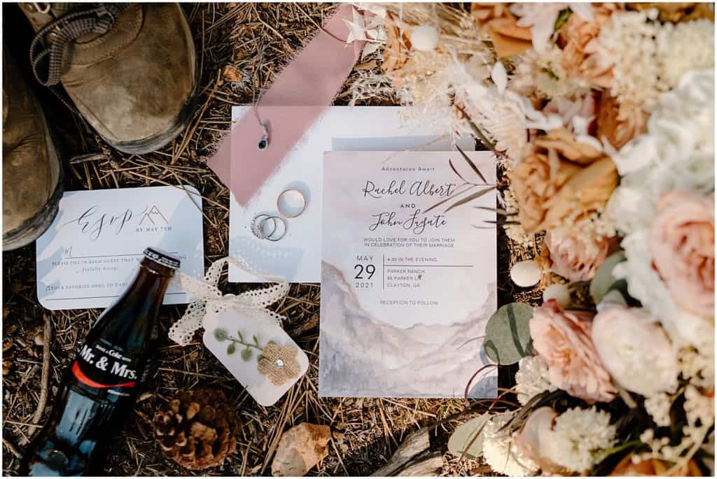 Bryce Canyon Elopement details on wedding day