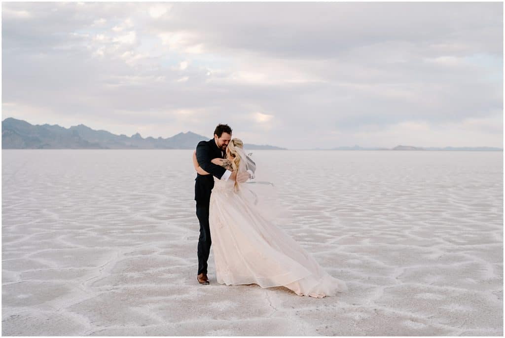 Salt Flats Elopement Inspiration | Forever to the Moon