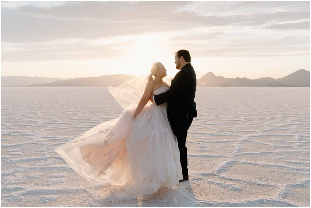 Salt Flats Elopement Inspiration | Forever to the Moon